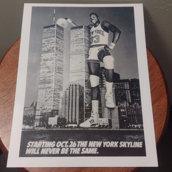 NEW! PATRICK EWING KNICKS ROOKIE BLACK & WHITE OLD SCHOOL 8.5x11 GLOSSY POSTER🤩 - Picture 8 of 8